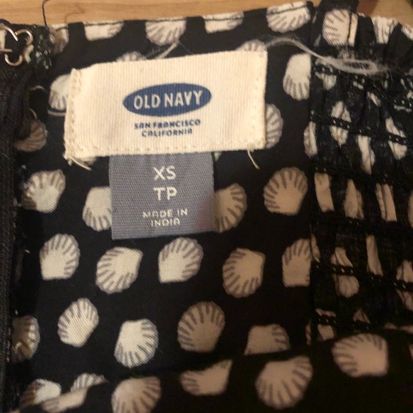 Sea shell black and white dress Old Navy - Picture 4 of 4